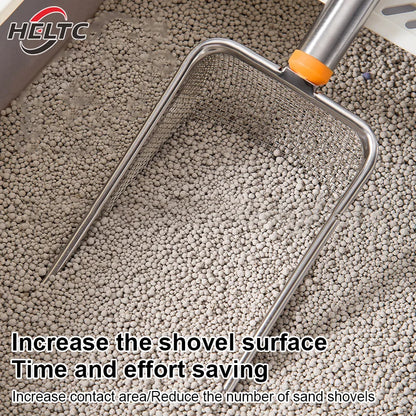 MeshMaster Scoop: Stainless Steel Fine Mesh Litter Scoop