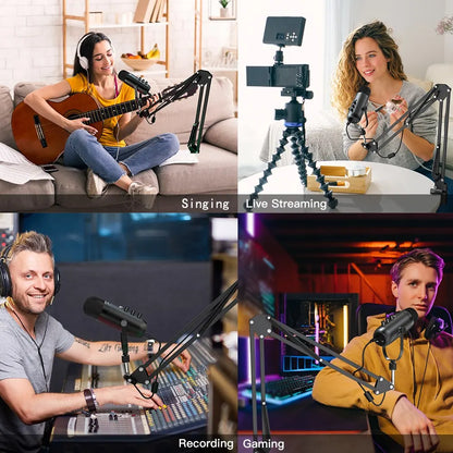 Haomuren Studio Pro: USB Cardioid Condenser Mic Kit