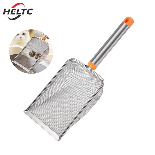 MeshMaster Scoop: Stainless Steel Fine Mesh Litter Scoop